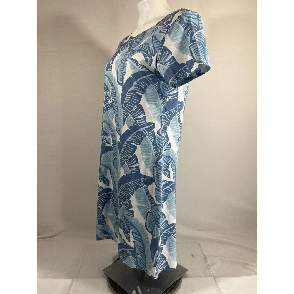 Sail‎ To Sable Womens Small Dress Blue White Preppy Coastal Summer